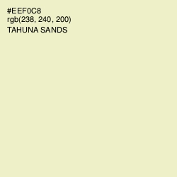 #EEF0C8 - Tahuna Sands Color Image